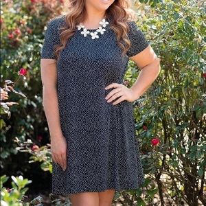 Mary Square Starry Night A-line Dress